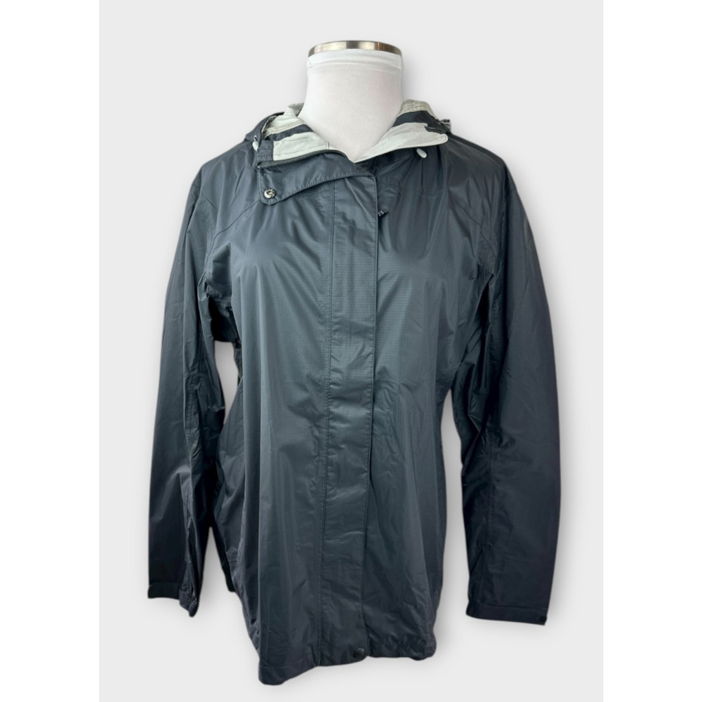 LL Bean Trail Model Rainwear Rain Jacket Ripstop Plus Size 3X Full Zip Hooded - Picture 3 of 13